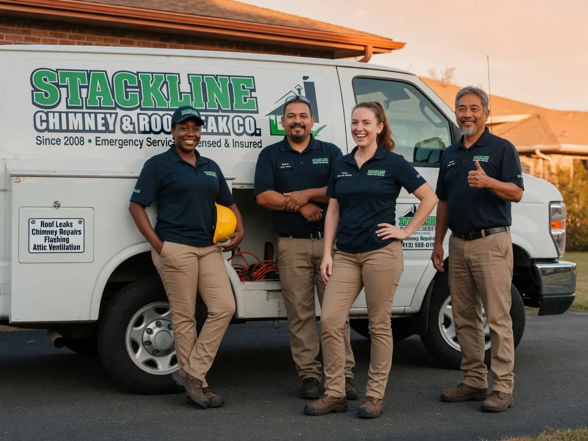 Chimney flashing repair company in Dobson, NC